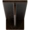 Ekena Millwork Heaton Hidden Support Steel Bracket w/ 10" Support Depth, Antiqued Bronze 3"W x 14"D x 2"H BKTM03X14X02HEABZ - alternate 6